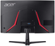 Монітор Acer 23.6" ED240QP0bi (UM.UE0EE.004) VA Black 144Hz Curved, Геймінг, 1920&times;1080, 23.6", 144 Гц, VA, W-LED, ED, 8 біт, 16:9, Регулювання кута нахилу, Вигнутий, HDMI, VGA, 100&times;100, Матове, 1 мс
