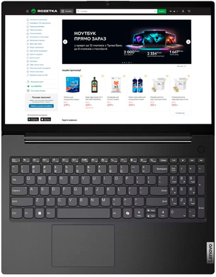 Ноутбук Lenovo V15 G5 IRL (83GW00C8RA) Business Black, V15 G5 IRL, Офіс, Навчання, Core i3-1315U, Intel Core i3, 6, SSD, 256 ГБ, Інтегрована, Intel UHD Graphics, Інтегрована, DDR5, 8 ГБ, 5200 МГц, 15.6", 1920&times;1080, IPS, 300 ніт, 60 Гц, USB-A; USB-A; USB-C; HDMI; LAN, 47 Вт&middot;год