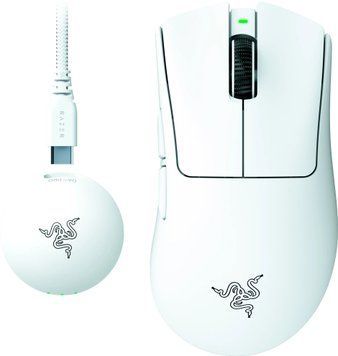 Миша бездротова Razer DeathAdder V4 Pro Wireless White (RZ01-05330200-R3G1)