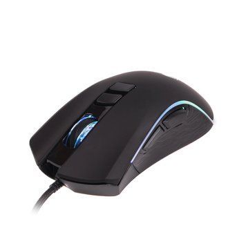 Миша Maxxter Instant 725 Black USB, Black, Офісна, Дротова, 3, USB, 1000, 1.50 м, Пластик, 115 &times; 60 &times; 38 мм, Симетричний, Оптичний