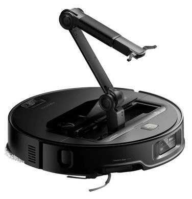 Робот-пилосос Roborock Saros Z70, Black, 30 мм, 215 м&sup2;, Застосунок Roborock, голосове керування, 0.18, Сухе; вологе, Автоматичний, сухе прибирання, вологе прибирання, комбіноване прибирання, автовивантаження пилу, підйомне шасі AdaptiLift, миття та сушіння мопів, Механічна рука OmniGrip, Тверда підлога, килим, RGB-камера, 3D ToF, бічний лазер VertiBeam, Уздовж периметра, зигзаг