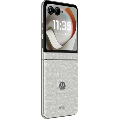 Смартфон Motorola Razr 70 8/256GB Bright White, White, Razr 70, 256 ГБ, 8 ГБ, 6" - 6.99", Є, 2, 5G, 4001 - 5000 mAh, 50 Мп, IP48, 2640 x 1080