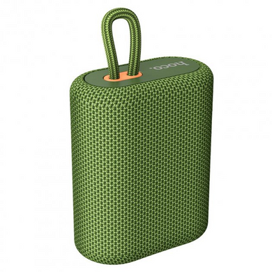 Колонка Bluetooth Hoco BS47 Black, Green, Портативна колонка, 3 год, Повсякденне, USB-C, Bluetooth, 5.0, Є, IPX5