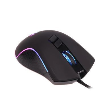 Миша Maxxter Instant 725 Black USB, Black, Офісна, Дротова, 3, USB, 1000, 1.50 м, Пластик, 115 &times; 60 &times; 38 мм, Симетричний, Оптичний