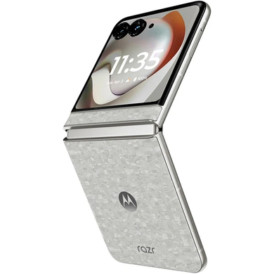 Смартфон Motorola Razr 70 8/256GB Bright White, White, Razr 70, 256 ГБ, 8 ГБ, 6" - 6.99", Є, 2, 5G, 4001 - 5000 mAh, 50 Мп, IP48, 2640 x 1080