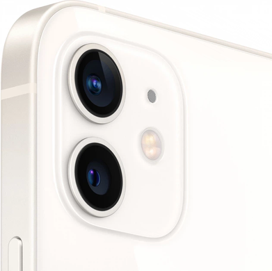 Смартфон Apple iPhone 12 128GB White, iPhone 12, 128 ГБ, 4 ГБ, 6" - 6.99", Є, 2, 5G, 2001 - 3000 mAh, 12 Мп, IP68, 2532 x 1170