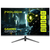 Монітор Prologix Gaming 27" G2725CU VA Curved 200Hz Black, Black, Геймінг, 1920&times;1080, 27", 200 Гц, VA, W-LED, Gaming G (Curved), 8 біт, 16:9, Регулювання кута нахилу, Вигнутий, HDMI, DisplayPort, 75&times;75, Матове, 1 мс