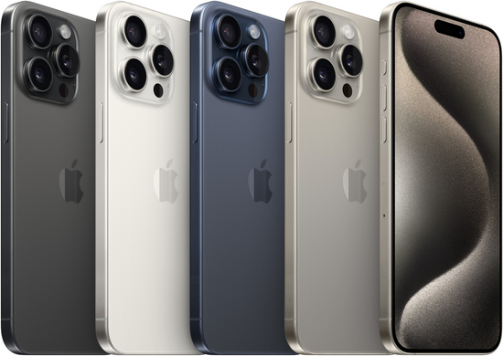 Смартфон Apple iPhone 15 Pro Max (MU7G3) 1Tb Black Titanium