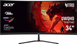 Монітор Acer 34" ED340CURX0bmiipx (UM.CE0EE.009) VA Black Curved 200Hz, Геймінг, 3440&times;1440, 34", 200 Гц, VA, W-LED, ED, 8 біт, 21:9, Регулювання кута нахилу, Вигнутий, HDMI, DisplayPort, 3.5 мм audio, 100&times;100, Матове, 1 мс
