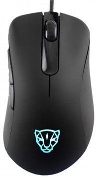 Миша Motospeed V100 Black, Black, Ігрова, Дротова, 6, USB, 6200, 1.70 м, Пластик, 122 &times; 67 &times; 42 мм, Ергономічний для правої руки, Оптичний