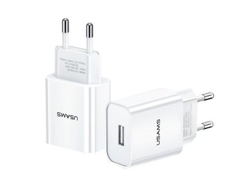 МЗП 1USB Usams T18(US-CC075) (2.1A) White