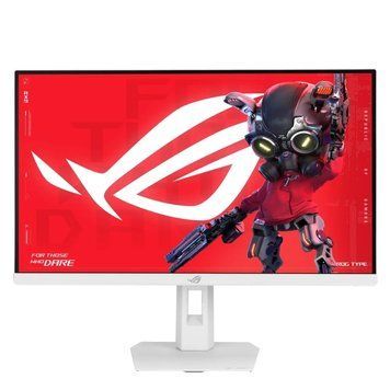Монітор Asus 27" ROG Strix XG27ACMES-W (90LM0C92-B01171) IPS White 255Hz, Геймінг, 2560&times;1440, 27", 255 Гц, Fast IPS, W-LED, ROG Strix, 10 біт, 16:9, Кут нахилу 90 градусів; Регулювання кута нахилу; Регулювання висоти, Плаский, USB-C, HDMI, DisplayPort, 3.5 мм audio, 100&times;100, Матове, 1 мс