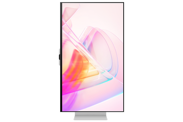 Монiтор Samsung 27" ViewFinity S90PC Silver (LS27C902PAIXUA) IPS, 5120&times;2880, 27", 60 Гц, IPS, W-LED, ViewFinity S90PC, 10 біт, 16:9, Кут нахилу 90 градусів; Регулювання кута нахилу; Регулювання висоти, Плаский, USB-C, USB Hub, Mini DisplayPort, 100&times;100, Матове, 5 мс