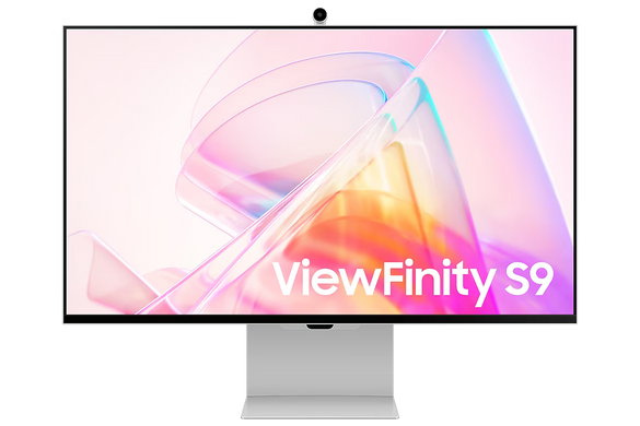 Монiтор Samsung 27" ViewFinity S90PC Silver (LS27C902PAIXUA) IPS, 5120&times;2880, 27", 60 Гц, IPS, W-LED, ViewFinity S90PC, 10 біт, 16:9, Кут нахилу 90 градусів; Регулювання кута нахилу; Регулювання висоти, Плаский, USB-C, USB Hub, Mini DisplayPort, 100&times;100, Матове, 5 мс