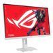 Монітор Asus 27" ROG Strix XG27ACMES-W (90LM0C92-B01171) IPS White 255Hz, Геймінг, 2560&times;1440, 27", 255 Гц, Fast IPS, W-LED, ROG Strix, 10 біт, 16:9, Кут нахилу 90 градусів; Регулювання кута нахилу; Регулювання висоти, Плаский, USB-C, HDMI, DisplayPort, 3.5 мм audio, 100&times;100, Матове, 1 мс