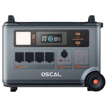 Power Station Blackview Oscal PowerMax 3600 (3600Wh 3600W), LiFePO4, 3600 W, 36 Вт&middot;год, 4, PowerMax 3600, Type-C, USB-A, DC5521, 1х Anderson port, 1х Автомобільна розетка