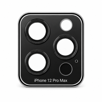Скло BASIC Camera iPhone 12Pro Max Black, Black, Basic, iPhone 12 Pro Max, 9H, Глянциве