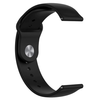 Ремінець універсальний Silicone Colors 20mm Black