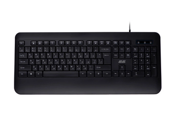 Клавіатура 2E KS109 104key USB Black, Black