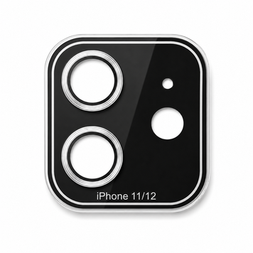 Скло BASIC Camera iPhone 11/12 Silver