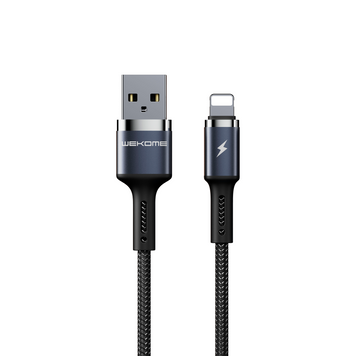 Кабель Wekome WDC-128 Lightning 1m Black