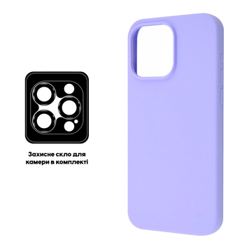 Накладка iPhone 13/14 TrendySkins Silicone Lens Light Purple