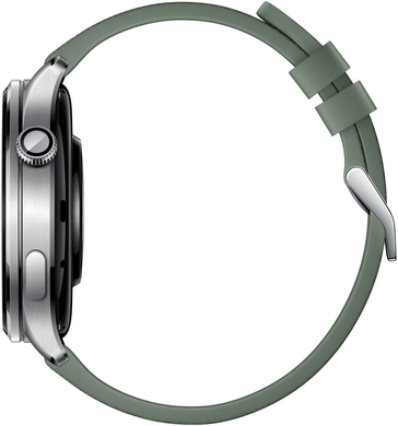 Смарт Годинник Xiaomi Watch 5 Juniper Green Strap, 135-205 мм, 1.54", Моніторинг стресу, Альтиметр, Моніторинг сну, Підрахунок кроків, Watch 5, Android, 3-7 днів, AMOLED, Bluetooth, GPS, Магнітна зарядка, NFC, ЧСС, SpO2, Акселерометр, Гіроскоп, Барометр, EMG, Кругла, 5 ATM