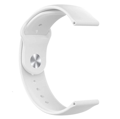 Ремінець універсальний Silicone Colors 20mm White