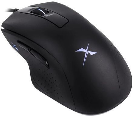 Миша Bloody X5 Max Black, Black, Ігрова, Дротова, 6, USB, 12000, 1.80 м, Пластик, 125 &times; 63 &times; 40 мм, Симетричний, Оптичний