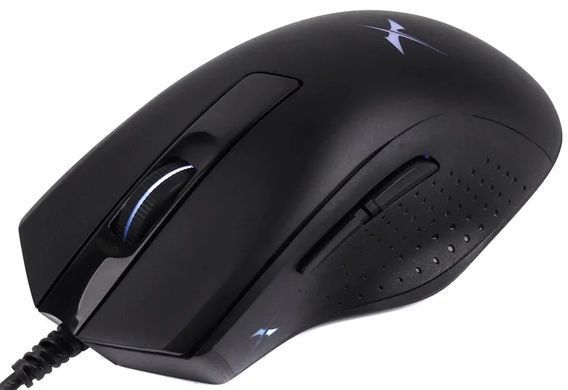 Миша Bloody X5 Max Black, Black, Ігрова, Дротова, 6, USB, 12000, 1.80 м, Пластик, 125 &times; 63 &times; 40 мм, Симетричний, Оптичний