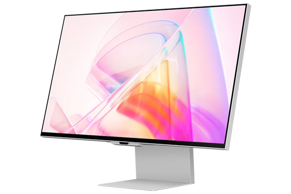 Монiтор Samsung 27" ViewFinity S90PC Silver (LS27C902PAZXUA) IPS, 5120&times;2880, 27", 60 Гц, IPS, W-LED, ViewFinity S90PC, 10 біт, 16:9, Кут нахилу 90 градусів; Регулювання кута нахилу; Регулювання висоти, Плаский, USB-C, USB Hub, Mini DisplayPort, 100&times;100, Матове, 5 мс