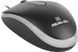 Миша REAL-EL RM-215 Black, Black, Офісна, Дротова, 4, USB, 1000, 1.50 м, Пластик, 112 &times; 55 &times; 35 мм, Симетричний, Оптичний