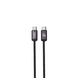 Кабель Tranyoo T-P21 Type-C to Type-C 60W 1m Black