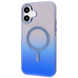 Накладка iPhone 16 TrendySkins Shadow Star MagSafe Blue