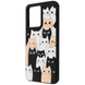 Накладка Redmi Note 12 4G Wave Doodle Cats, Black/Orange, Накладка, Redmi Note 12 4G