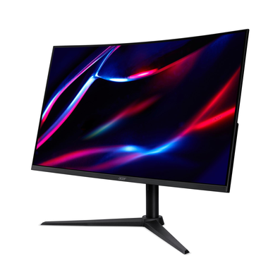 Монітор Acer 31.5" XZ320QUS3bmiiphx (UM.JX0EE.305) VA Black Curved 180Hz, Геймінг, 2560&times;1440, 31.5", 180 Гц, VA, W-LED, XZ, 8 біт, 16:9, Регулювання кута нахилу, Вигнутий, HDMI, DisplayPort, 3.5 мм audio, 100&times;100, Матове, 1 мс