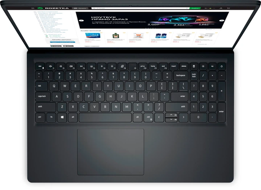 Ноутбук Dell Pro 15 Essential (PV15255MDO851UA_UBU) Black, Pro 15 Essential, Офіс, Навчання, Ryzen 3 7320U, AMD Ryzen 3, 4, SSD, 512 ГБ, Інтегрована, AMD Radeon 610M, Інтегрована, LPDDR5, 8 ГБ, 5500 МГц, 15.6", 1920&times;1080, IPS, 250 ніт, 120 Гц, USB-A; USB-A; USB-C; HDMI; LAN, 41 Вт&middot;год