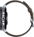 Смарт Годинник Xiaomi Watch 2 Pro BT Brown Leather Strap, 135-205 мм, 1.43", Моніторинг стресу, Альтиметр, Моніторинг сну, Підрахунок кроків, Watch 2 Pro, Android, 1-3 дні, AMOLED, Bluetooth, GPS, Wi-Fi, Магнітна зарядка, NFC, ЧСС, SpO2, Акселерометр, Гіроскоп, Барометр, Біоімпеданс, Кругла, 5 ATM