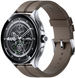 Смарт Годинник Xiaomi Watch 2 Pro BT Brown Leather Strap, 135-205 мм, 1.43", Моніторинг стресу, Альтиметр, Моніторинг сну, Підрахунок кроків, Watch 2 Pro, Android, 1-3 дні, AMOLED, Bluetooth, GPS, Wi-Fi, Магнітна зарядка, NFC, ЧСС, SpO2, Акселерометр, Гіроскоп, Барометр, Біоімпеданс, Кругла, 5 ATM