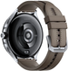Смарт Годинник Xiaomi Watch 2 Pro BT Brown Leather Strap, 135-205 мм, 1.43", Моніторинг стресу, Альтиметр, Моніторинг сну, Підрахунок кроків, Watch 2 Pro, Android, 1-3 дні, AMOLED, Bluetooth, GPS, Wi-Fi, Магнітна зарядка, NFC, ЧСС, SpO2, Акселерометр, Гіроскоп, Барометр, Біоімпеданс, Кругла, 5 ATM