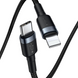 Кабель Baseus CATLKLF-G1 Type-C to Lightning Kevlar 20W 1m Black