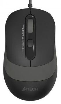 Миша A4Tech FM10S Grey/Black USB, black/grey