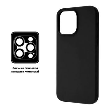 Накладка iPhone 14Pro Max TrendySkins Silicone Lens Black