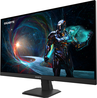 Монітор Gigabyte 27" GS27U IPS Black 160Hz, Геймінг, 3840&times;2160, 27", 160 Гц, IPS, W-LED, Gaming GS, 10 біт, 16:9, Регулювання кута нахилу, Плаский, HDMI, DisplayPort, 3.5 мм audio, 100&times;100, Матове, 1 мс
