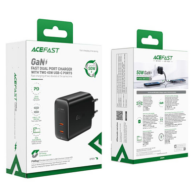 МЗП AceFast A29 PD50W 2Type-C Black