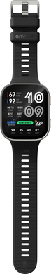 Смарт Годинник Amazfit Bip Max Silver, 140-210 мм, 2.07", Моніторинг стресу, Моніторинг сну, Підрахунок кроків, Bip Max, iOS + Android, 14+ днів, AMOLED, Bluetooth, GPS, Магнітна зарядка, ЧСС, SpO2, Акселерометр, Гіроскоп, Прямокутна, 5 ATM