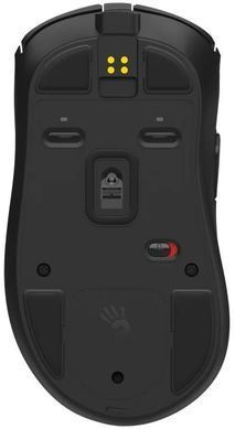 Миша бездротова Bloody R73 Ultra Duo Black, Black, Ігрова, Бездротова, 7, USB; 2.4 ГГц, 20000, Пластик, 127 &times; 67 &times; 43 мм, Ергономічний для правої руки, Оптичний