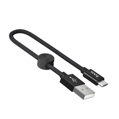 Кабель Hoco X35 MicroUSB 0.25m Black