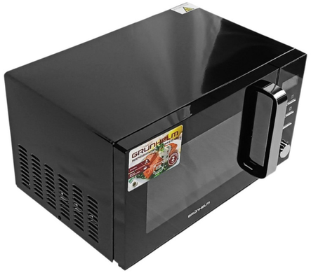 Мікрохвильова піч GRUNHELM 23MX930-GB 23Л 900 Вт Чорний, Соло, Розігрів; Розморожування; Приготування; Автоприготування, 23 л