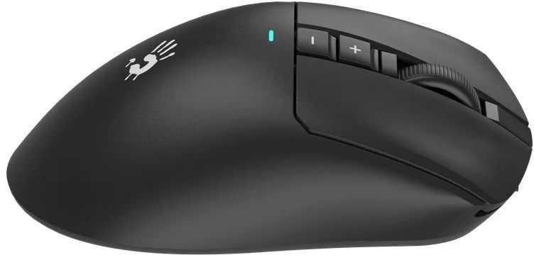 Миша бездротова Bloody R73 Ultra Duo Black, Black, Ігрова, Бездротова, 7, USB; 2.4 ГГц, 20000, Пластик, 127 &times; 67 &times; 43 мм, Ергономічний для правої руки, Оптичний